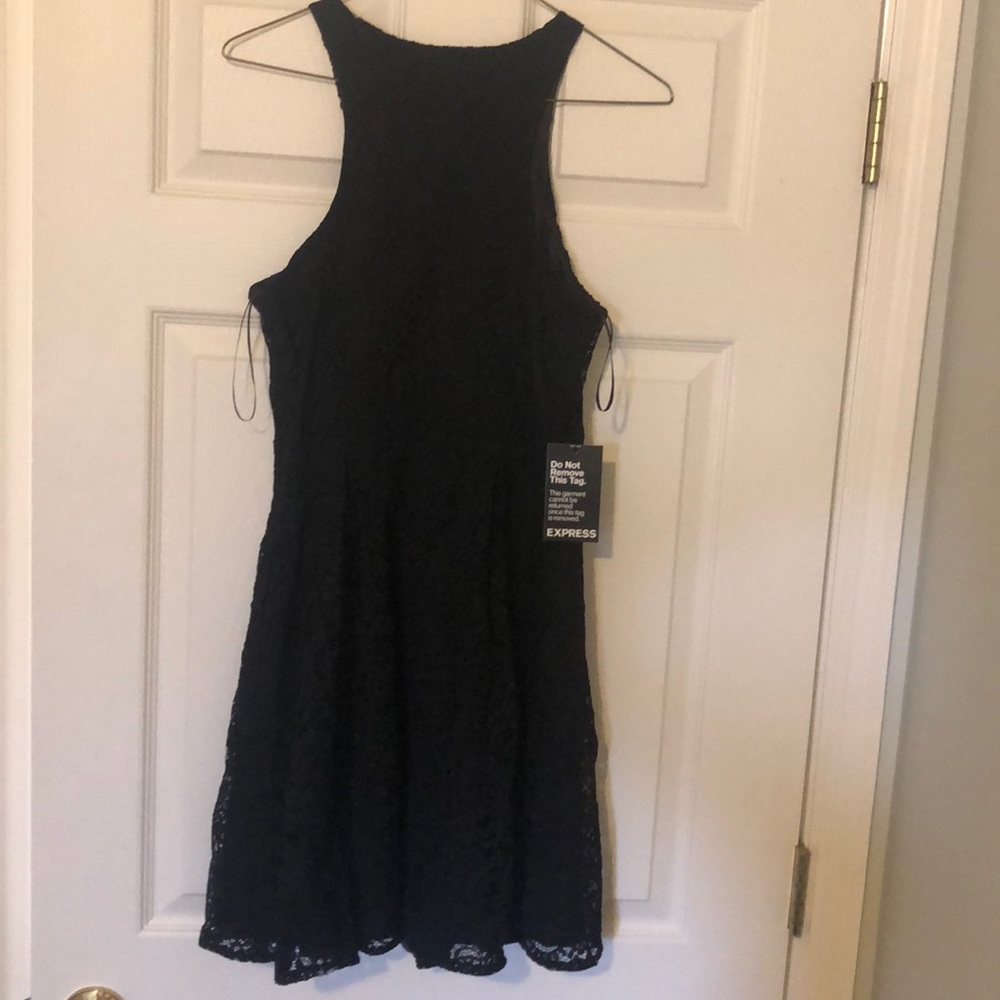 Lace black dress